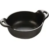 Lodge Logic ronde schaal ø 12,7 cm gietijzer zwart