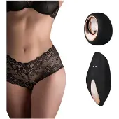 Huismerk Pantyrebel Vibrerende BoyShort - Zwart
