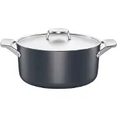 Fiskars Taiten braadpan met deksel 3,5 l Zwart