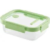 Lékué Vershouddoos Glas 1050 ml - Rechthoek - Green