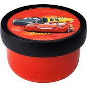 Mepal fruitbox Campus - 300 ml - Inclusief fruitvorkje - Sluit goed af - Snackdoosje - Cars