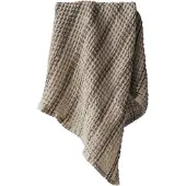 Tell Me More Nella handdoek 50x70 cm Taupe Stripe