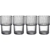 Bitz Latte Macchiato Glas Kusintha Clear 38 cl (4-delig)