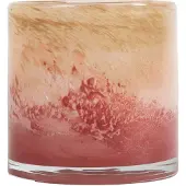 By On Calore waxinelichtjeshouder XS Ø10 cm Roze-beige-bordeaux