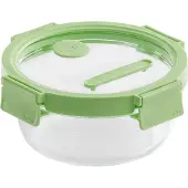 Lékué Vershouddoos - Glas - 650 ml - Rond - Green