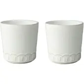PotteryJo Tulipa beker 20 cl 2-pack White