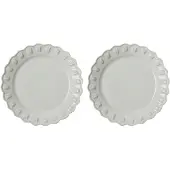 PotteryJo Tulipa bordje Ø20 cm 2-pack White