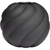 Cooee Design Twist ball vaas 20 cm Black