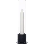 ERNST Lantaarn 16,5 Cm Zwart - Kaarshouders Glas Black - 151210