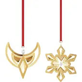 Georg Jensen 2024 kersthanger 2-delig Palladiumgeplateerd