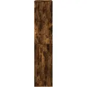 vidaXL kamerscherm 100x33x155,5 cm bewerkt hout gerookt eikenkleurig