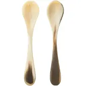 Georg Jensen Indulgence kaviaarlepel 2-pack Hoorn