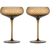 By On Opacity champagnecoupe 30 cl 2-pack Bruin