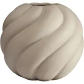Cooee Design Twist ball vaas 12 cm Sand
