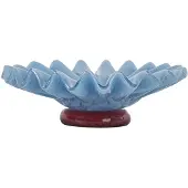 By On Lori schaal M Ø18 cm Lichtblauw-bordeauxrood