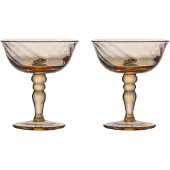 By On Opacity Italiaanse champagnecoupe 15 cl 2-pack Perzik