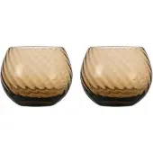 By On Opacity waterglas 22 cl 2-pack Bruin