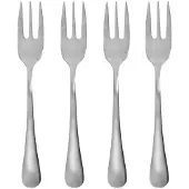 House Doctor Brush dessertvork 4-pack Zilveren afwerking
