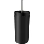 Stelton To Go Sip thermosbeker met rietje 0,4 L Soft black