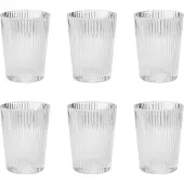 Stelton Waterglas Pilastro Clear 150 ml (Set van 6)