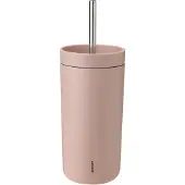 Stelton Thermosbeker To Go Sip Vacuum Insulated Cup With Straw 0.4L Heather