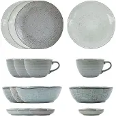 House Doctor Rustic brunchset 16-delig Grijs-blauw
