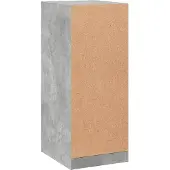 vidaXL Kledingkast 48x41x102 cm bewerkt hout betongrijs