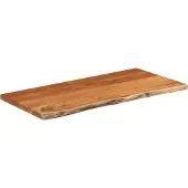 vidaXL Wastafelblad rechthoekig 120x60x3,8 massief acaciahout