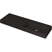 Ink Wastafel momento 1400x450x90 mm quartz zwart 3421258