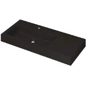 Ink Wastafel Momento 1000x450x90 mm Quartz zwart 3421236