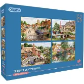 Gibsons Terry Harrison - Terry's Waterways Puzzel (4 x 500 stukjes)