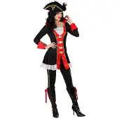 Atosa Pirate Costume Rood XL Kinderen