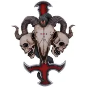 Nemesis Now Muurdecoratie Devils Cross Multicolours