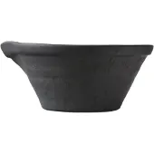 PotteryJo Peep deegkom 27 cm mat zwart