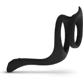 EasyToys - Penis- en balzakring - flexibel - zwart