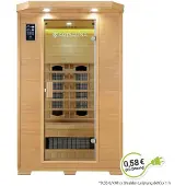 Artsauna Infraroodcabine Oslo - 120x100x190cm - Keramische Verwarming - 2 personen