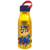 Stor PAW Patrol Aluminium Drinkfles – 760 ml – Met rubberen draaglus – Sluit goed af – Drinkfles voor kinderen – Geel/Donkerblauw