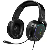 The G-Lab Draadloze Bluetooth Gaming Headset Korp Promenthium Zwart
