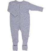 Joha - Kid's 581 Nightsuit 2-In-1 Foot Basic - Overall 70, purper/grijs