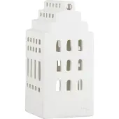 Kähler Urbania Theelichthuisje Manor - Kandelaars Keramiek White - 691068