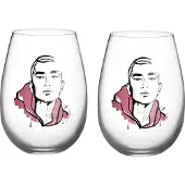 Kosta Boda All about you bekerglas 57 cl 2-pack Close to him