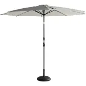 Hartman Sunline parasol 300 cm licht grijs -