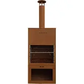 Westmann Barbecue en open haard roest 41x70x229 cm wmlg610-b