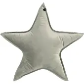 OVERSEAS Star Kussen – Velours – Soft Green