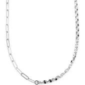 The Jewelry Collection Zilver Gerhodineerde Collier 3 1333993