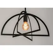Lumidora Hanglamp 73433 - JIM - E27 - Zwart - Metaal