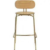 UMAGE Curious Barkruk Brass | Without Seat Cushion
