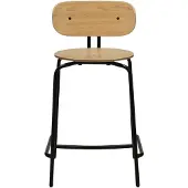 UMAGE Curious barkruk 65 cm Eiken-zwart