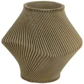 Present Time vaas twisted rib tea green