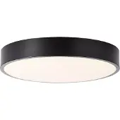 Brilliant G97013/06 Slimline LED-plafondlamp LED LED 12 W Wit, Zwart